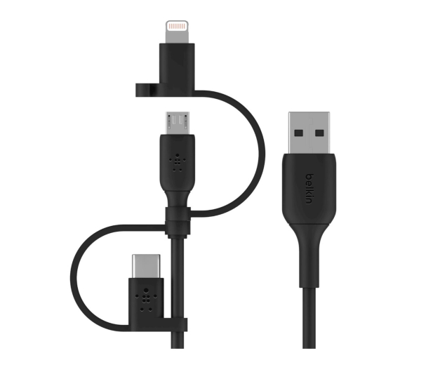 BELKIN Universal Cable Lightning/Micro/USB-C CAC001bt1MBK - 1330471 - zdjęcie